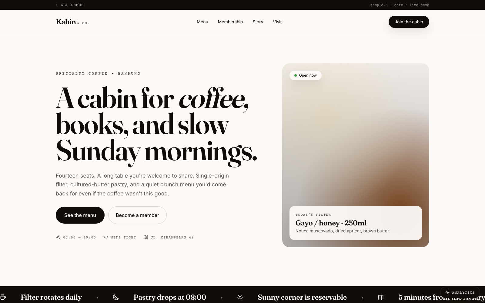 Kabin & Co. preview